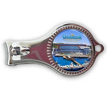 Hotel Themed Customised Metal Epoxy Nail Clipper 60x32x14 mm