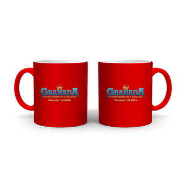Hotel Themed Customised Serigraphy Printed Ceramic Mug 82x90 mm - 4