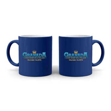 Hotel Themed Customised Serigraphy Printed Ceramic Mug 82x90 mm - 7