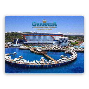 Myros - Otel Temalı Uv Baskılı Kontra Magnet 93x68 mm