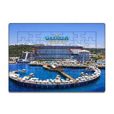 Hotel Themed Customised Paper Jigsaw Puzzle 130x180 mm