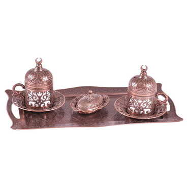 Myros - Ottoman Style Turkish Coffee Cup Set Of 2 pcs