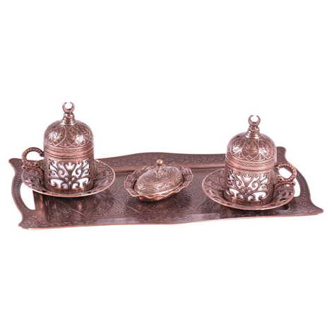 Ottoman Style Turkish Coffee Cup Set Of 2 pcs