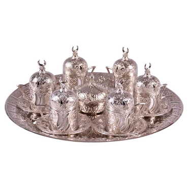 Myros - Ottoman Style Turkish Coffee Cup Set Of 6 pcs