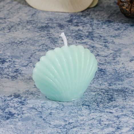 Oyster Shaped Candle 6X3 Cm