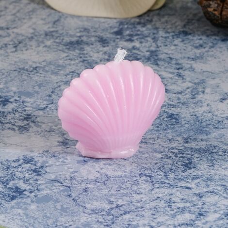 Oyster Shaped Candle 6X3 Cm