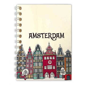 Myros - Özelleştirilebilir Ahşap Kapaklı Defter 120x170 mm