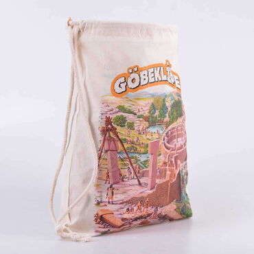 Customazible Digital Printed Raw Fabric Backpack 33x43 cm - Standart - 2
