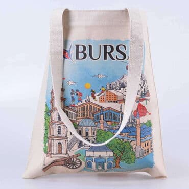 Customazible Digital Printed Kanvas Bag 35x40 cm