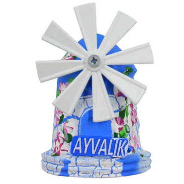 Customazible Marine Themed Windmill Travel Fridge Magnet