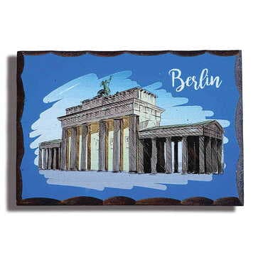 Customazible Printed Wooden Desktop Decor 65x90 mm
