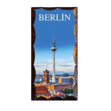 Customazible Panaromic Printed Wooden Desktop Decor 53x117 mm