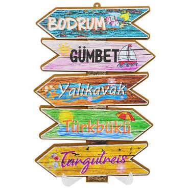 Myros - Customazible Wooden Customised Door Sign Board 200x290 Mm