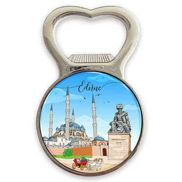 Customazible Metal Magnetic Small Round Opener 38x60 mm