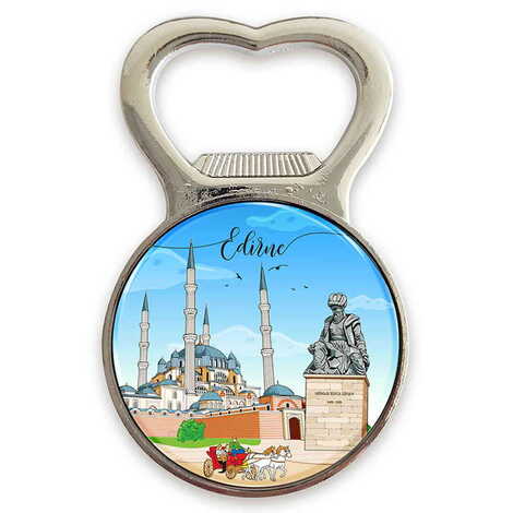 Toptan Özelleştirilebilir Myros Küçük Yuvarlak Açacak Magnet 38x60 mm - 1