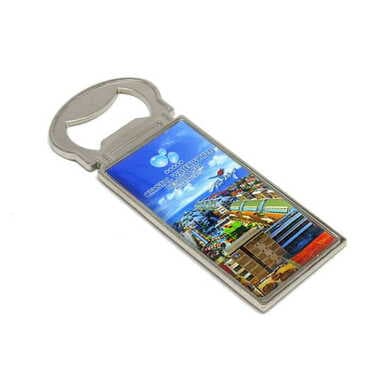 Customazible Metal Rectangle Magnetic Opener 33x90 mm