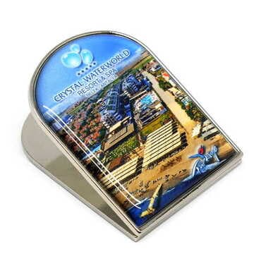 Customazible Metal Magnetic Paper Clip Holder 40x55 mm