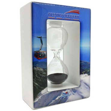 Customazible Custom Logo Printed Wooden Hourglass