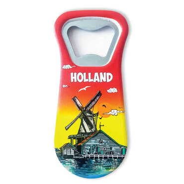 Customazible Customised Uv Printed Plastic Base Plastic Base Bottle Opener 95x43 mm