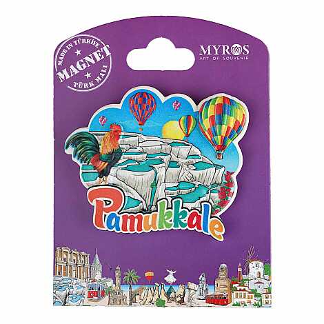 Pamukkale Temalı Kartonetli Uv Polyester Magnet - 1