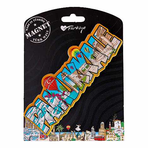 Pamukkale Temalı Kartonetli Uv Polyester Magnet - 6