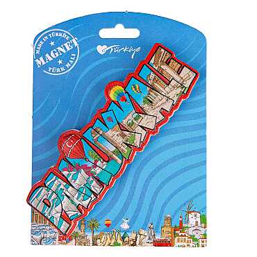 Pamukkale Temalı Kartonetli Uv Polyester Magnet - 7