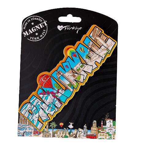 Pamukkale Temalı Kartonetli Uv Polyester Magnet - 9