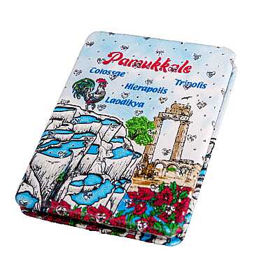 Pamukkale Temalı Myros Dikdörtgen Pu Ayna - 6