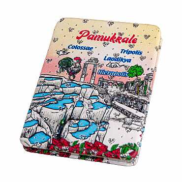 Pamukkale Temalı Myros Dikdörtgen Pu Ayna - 3