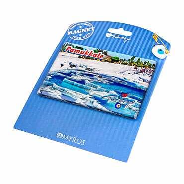 Pamukkale Temalı Myros Kartonetli Magnet - 5