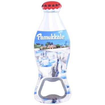 Pamukkale Themed Customised Uv Printed Coca Cola Bottle Shape Plastic Base Bottle Opener 42x120 mm - 7