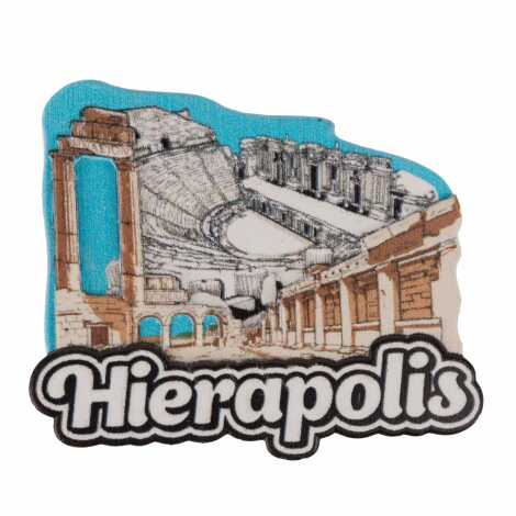 Pamukkale Temalı Myros Yöresel Polyester Magnet - 6