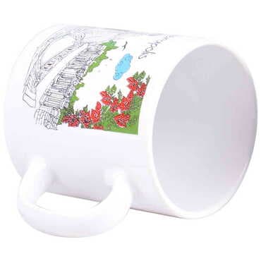 Pamukkale Themed Custom Printed Ceramic Coffee Mug 82x90 mm - Standart - 2