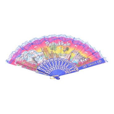 Pamukkale Themed Had Fan
