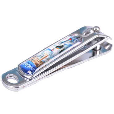 Pamukkale Themed Customised Metal Epoxy Nail Clipper 56x13x13 mm - Thumbnail