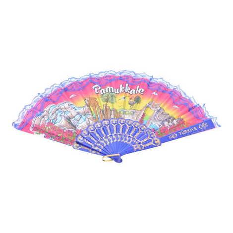 Pamukkale Themed Had Fan