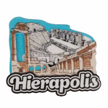 Pamukkale Themed Myros Local Polyester Refrigerator Magnet - 6