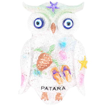Wholesale Patara Themed Stone and Mother of Pearl Finish Polyester Refrigerator Magnet - 5