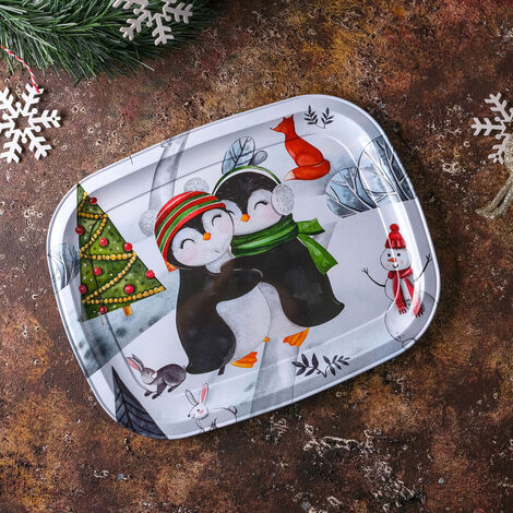 Penguin Dear Metal Tray