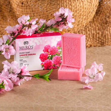 Peony Soap Set Of 2 Pcs 75 gr each - Thumbnail