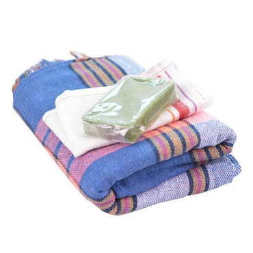 Myros - Peshtemal Olive Oil Soap Set