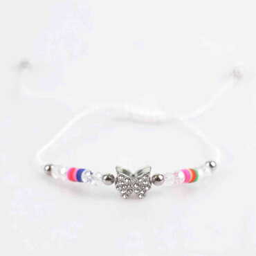 Plastic Cyrstal Detailed Bracelet - Thumbnail