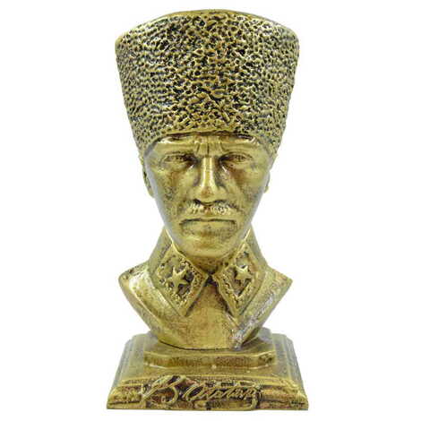 Polyester Ataturk Bust Figurine Big Size 115X225X97 Mm