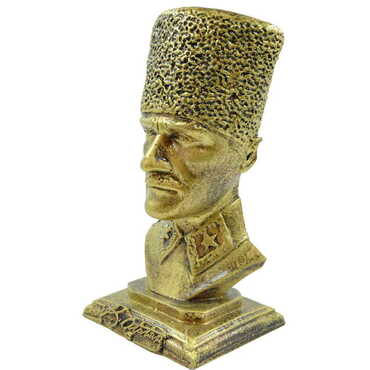 Polyester Ataturk Bust Figurine Big Size 115X225X97 Mm - Thumbnail