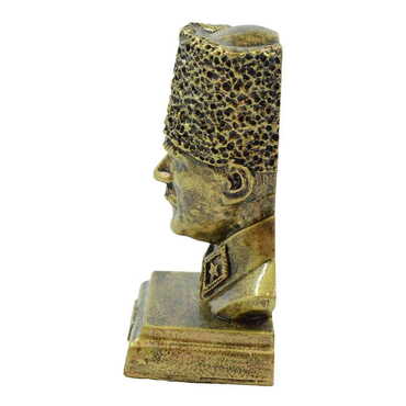 Polyester Ataturk Bust Figurine Medium Size 115X225X97 Mm - Thumbnail