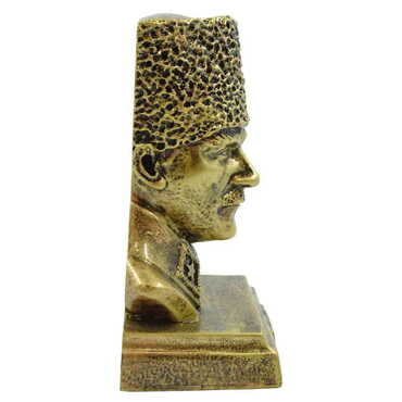 Polyester Ataturk Bust Figurine Medium Size 115X225X97 Mm - Thumbnail