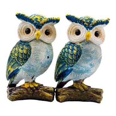 Polyester Owl Figurine 11 cm - Standart - 2