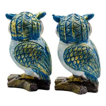 Polyester Owl Figurine 11 cm - Standart - 3