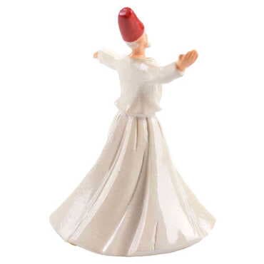 Polyester Fixed White Dervis Figurine 6 Cm - Standart - 2
