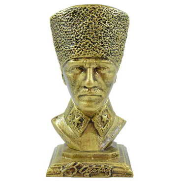 Myros - Polyester Büyük Atatürk Büst Biblo 115x225x97 mm